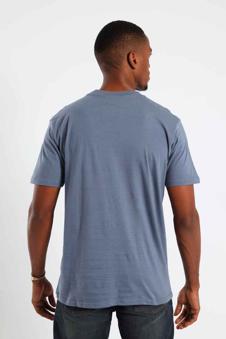 Mid Short Sleeve Tee - Blue