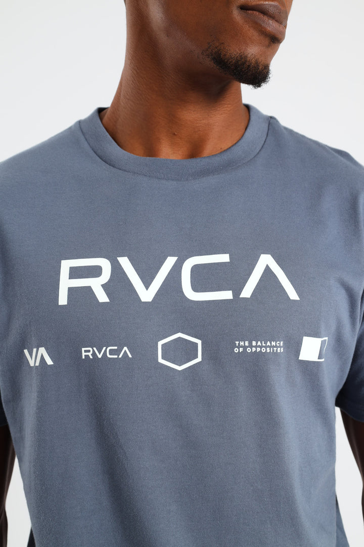 Mid Short Sleeve Tee - Blue