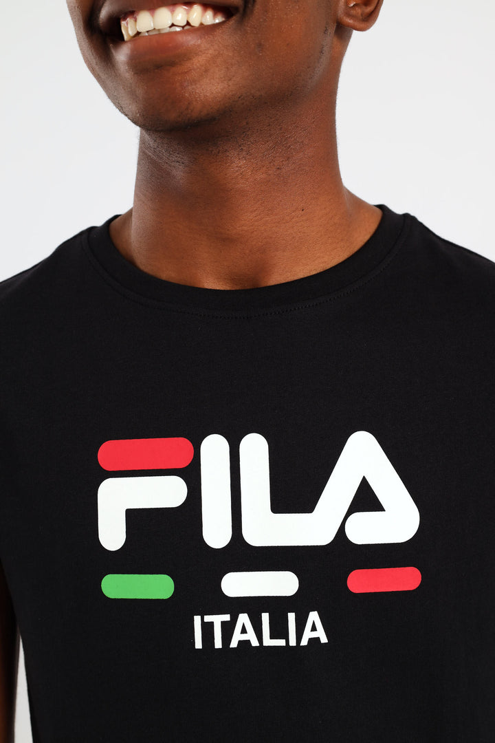 Boys Alberto T-shirt - Black