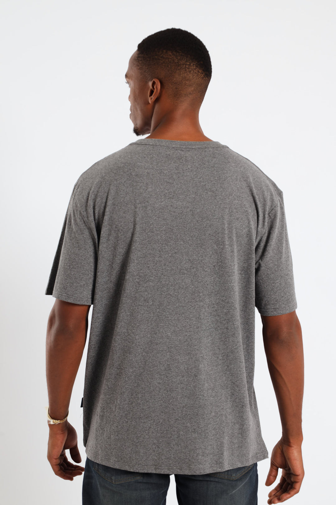 Camper Road Trip Photo Tee - Charcoal Melange