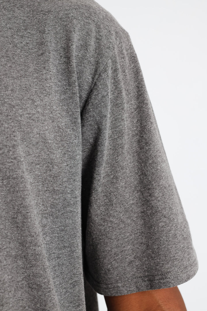 Camper Road Trip Photo Tee - Charcoal Melange