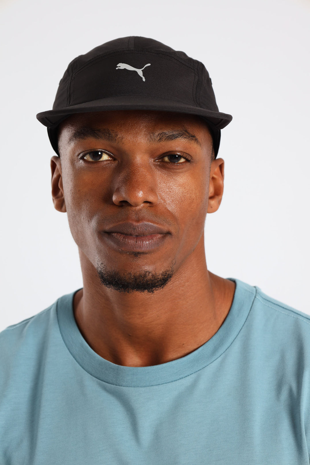 Essential Running 5 Panel Cap - Black