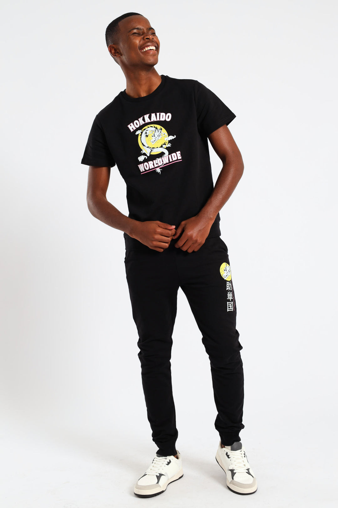 Boys Hokkaido Fleece Crew Top - Black