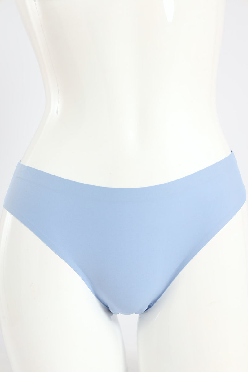 3 Pack Seamless Bikini Panties - Floral/Green/Blue