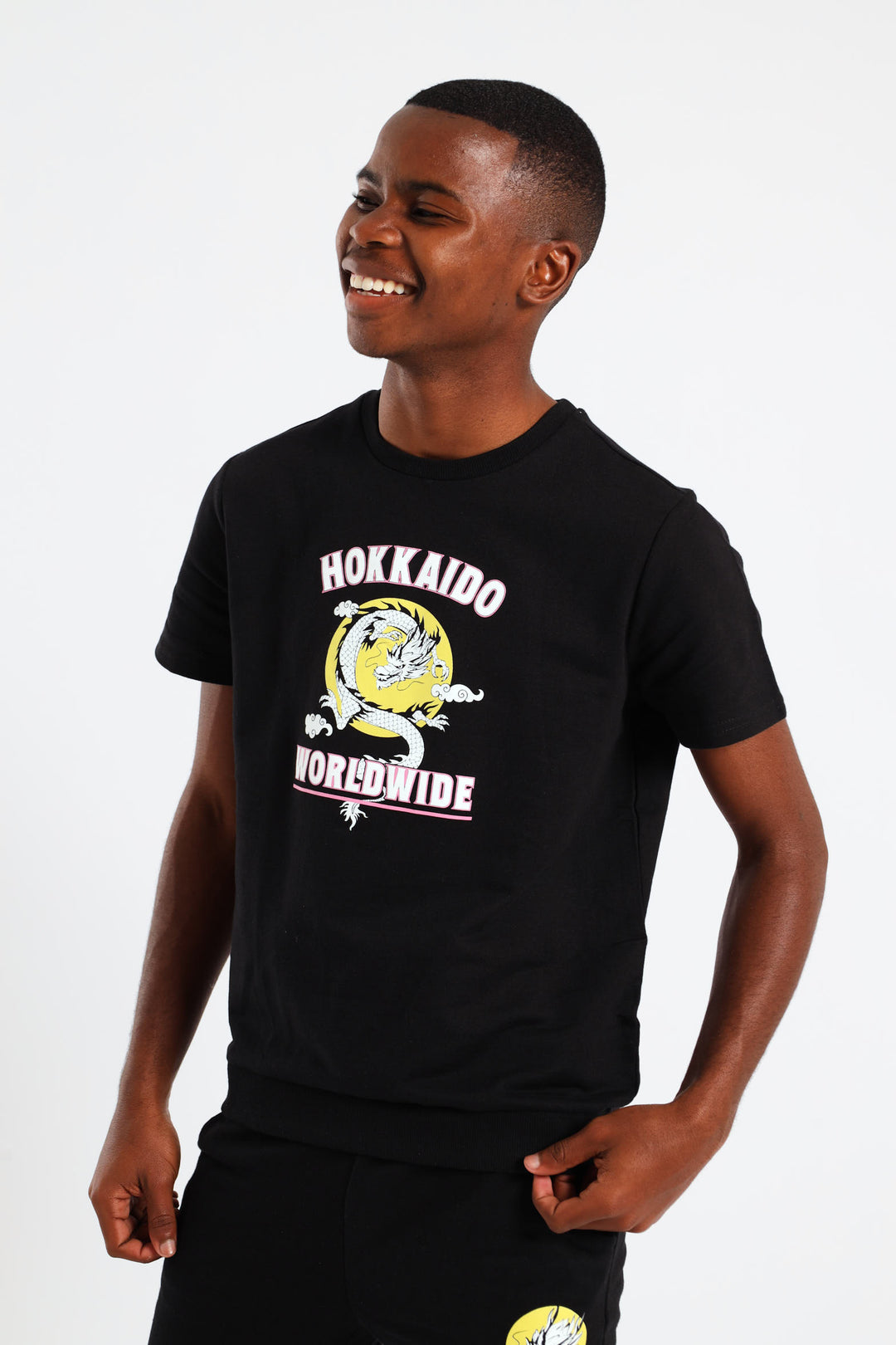 Boys Hokkaido Fleece Crew Top - Black