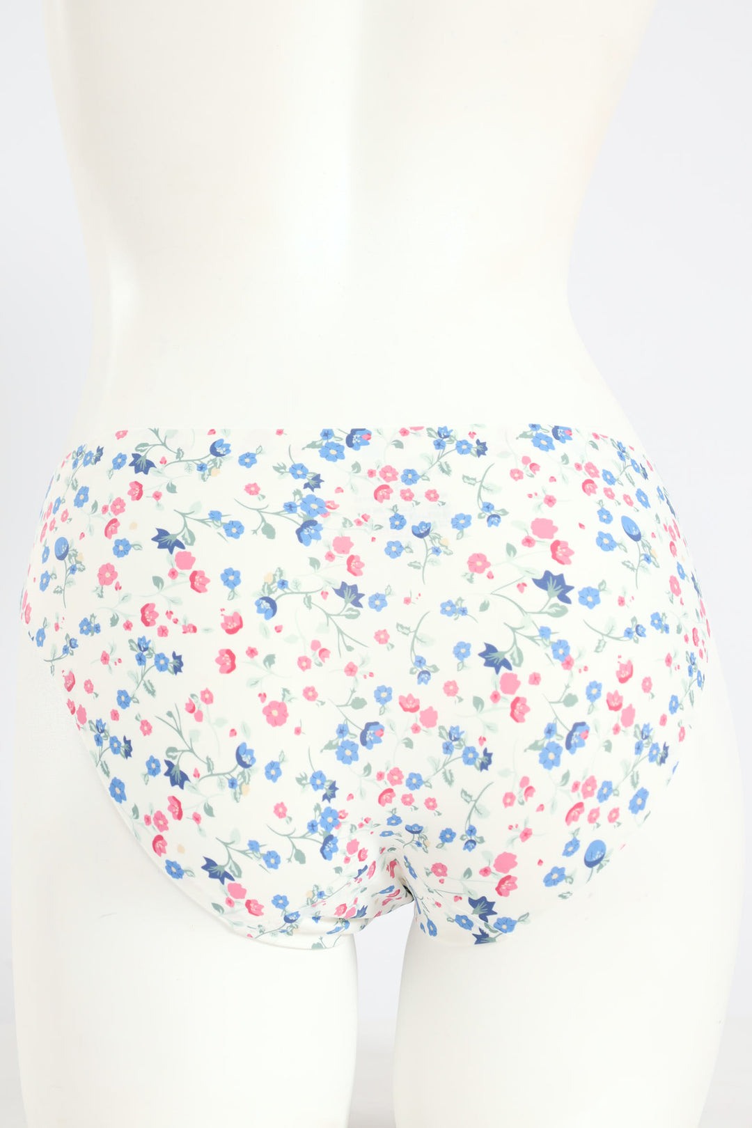 3 Pack Seamless Bikini Panties - Floral/Green/Blue