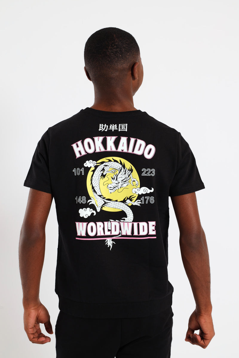 Boys Hokkaido Fleece Crew Top - Black