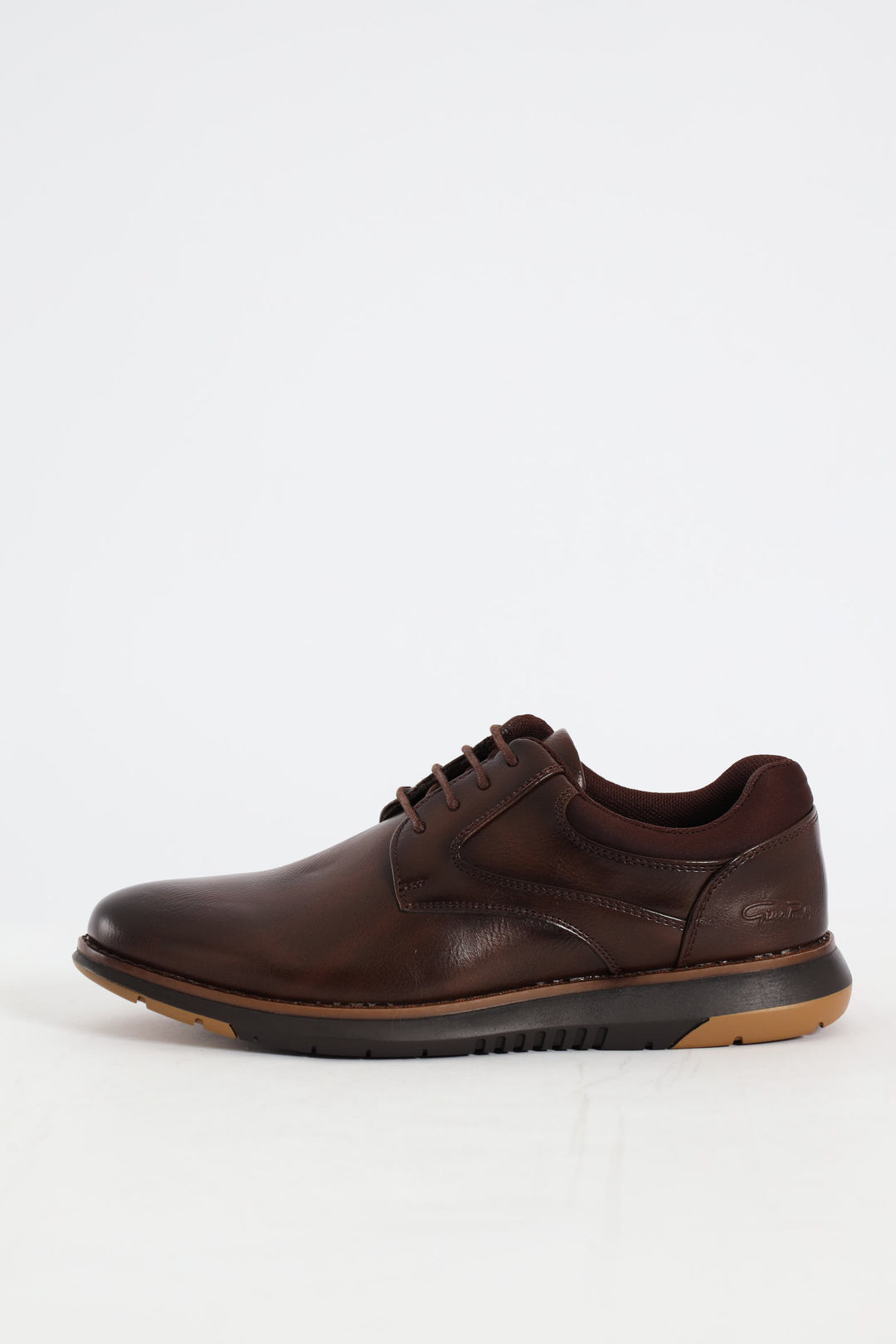 Padded Collar Smart Casual Shoe - Brown