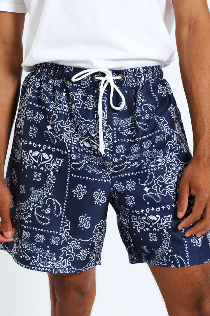 Bandana Paisley Swim Shorts