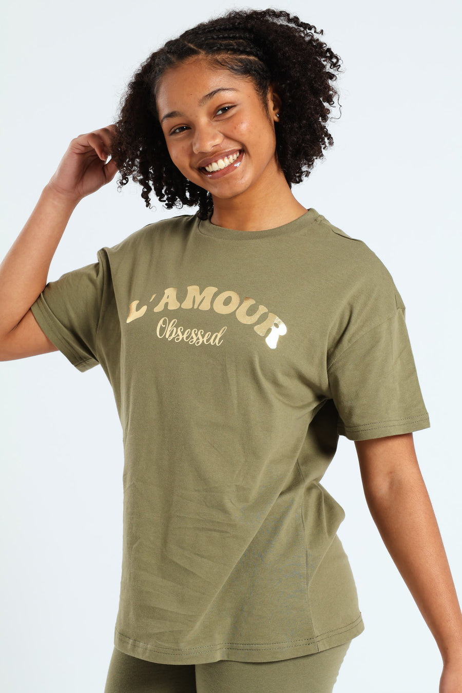 Girls Oversized Tee Sage Edgars