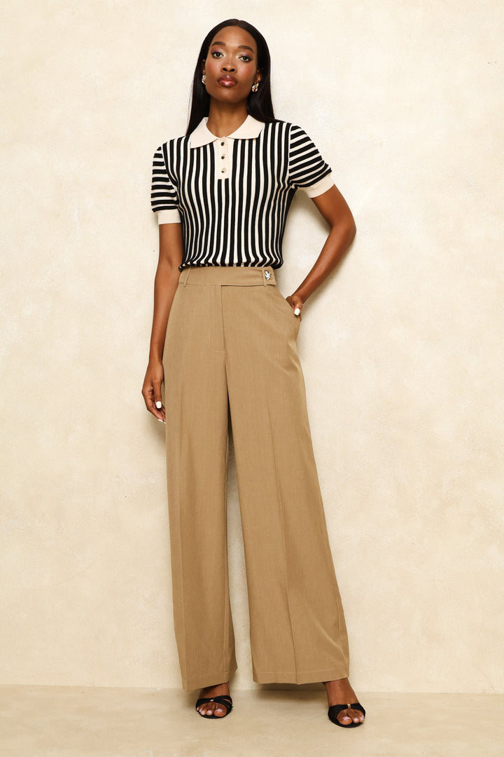 Button Two Tone Golfer - Black