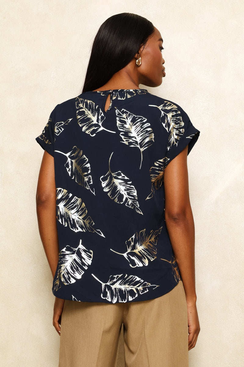 Short Sleeve Formal Tee - Dark Navy