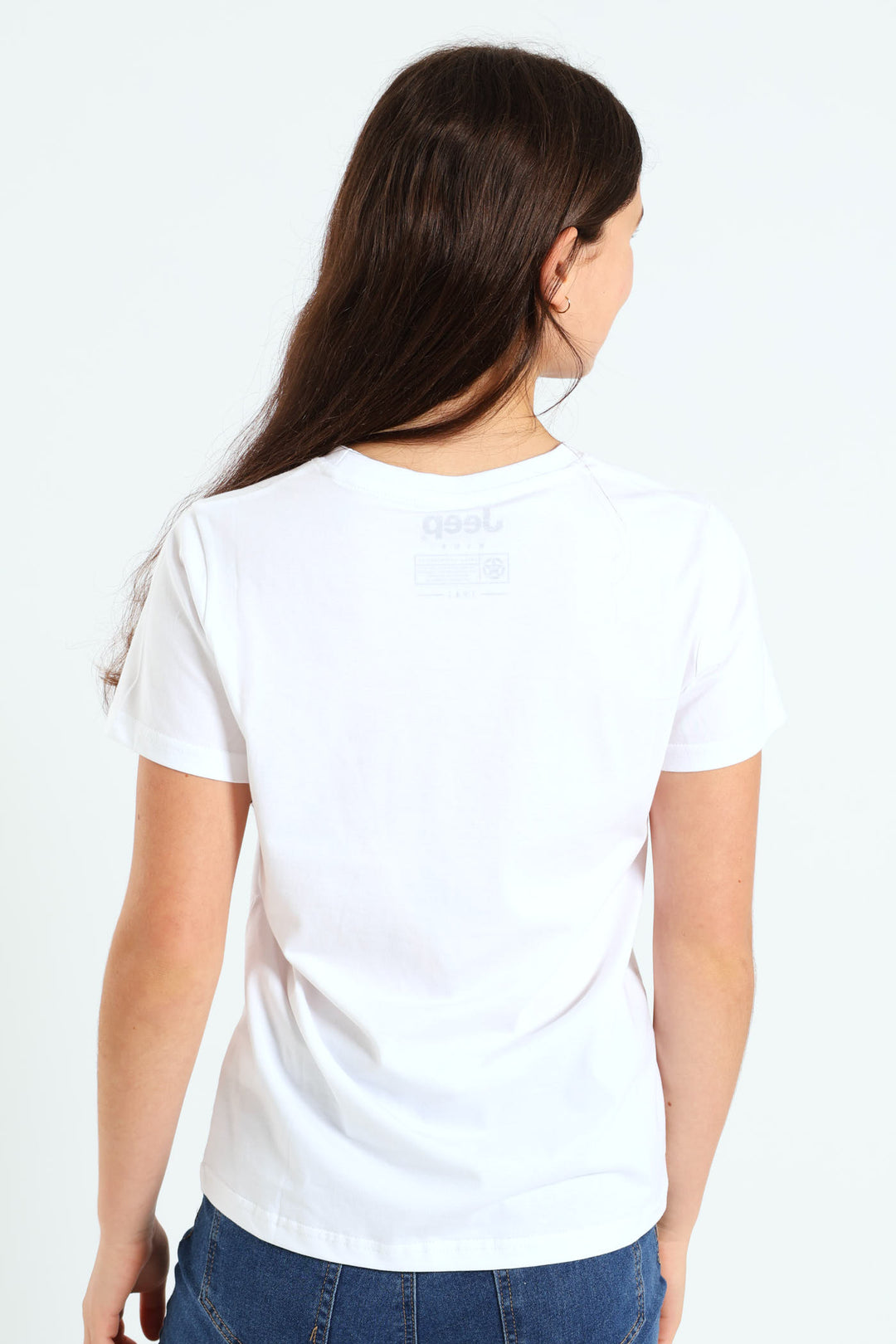 Girls Star Logo Tee - White