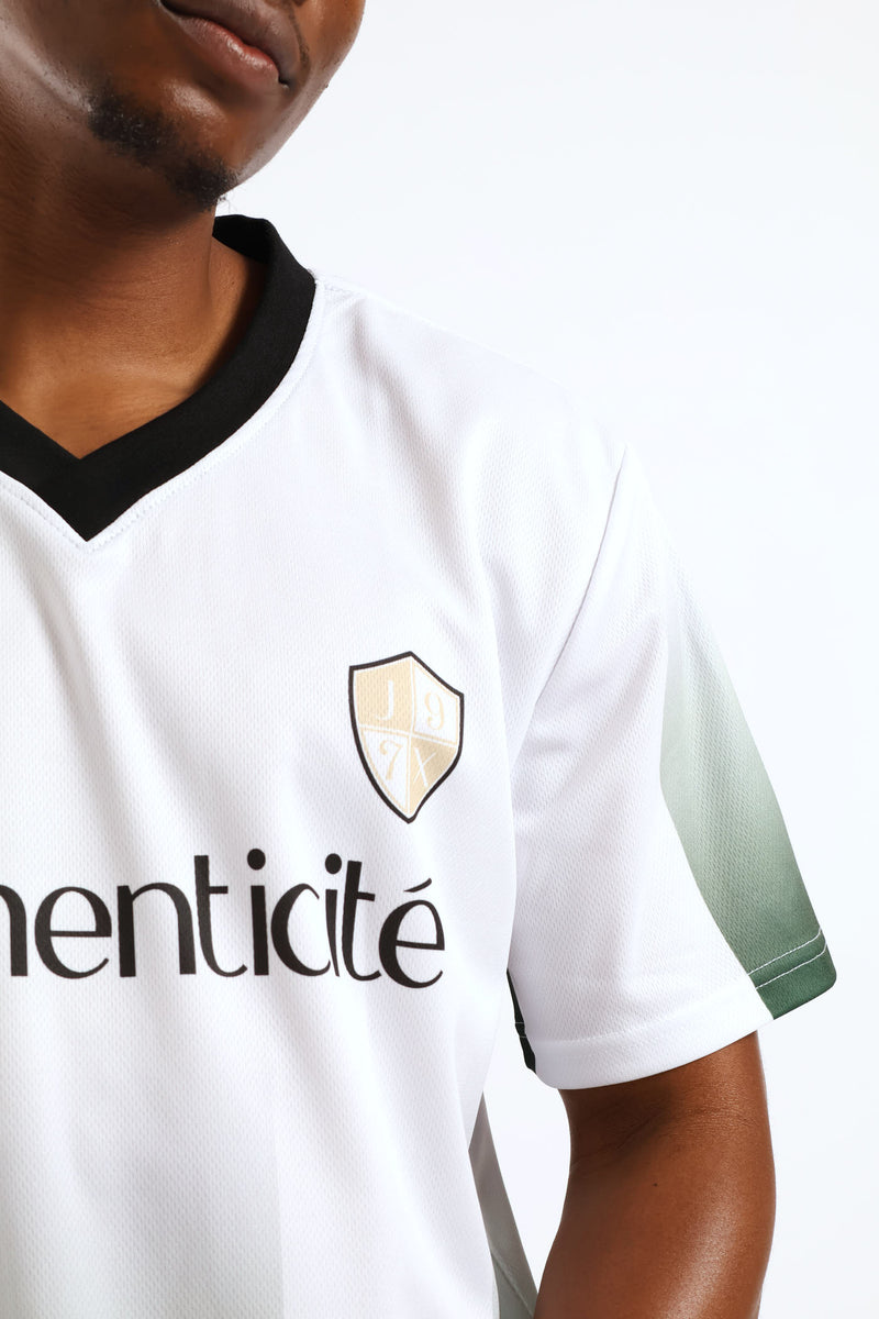 Sports Jersey Vest - White