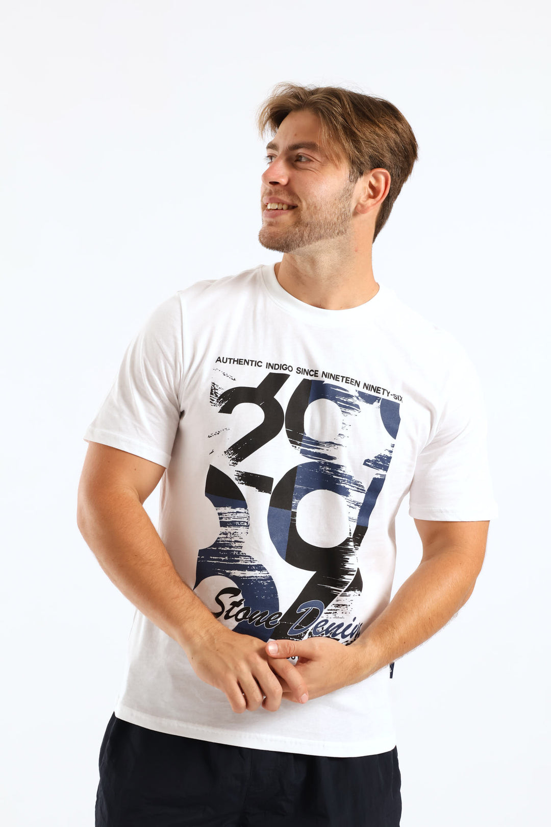 1962 Block Tee - White