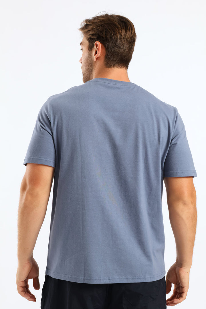 Heavy Weight Pocket Tee - Airforce