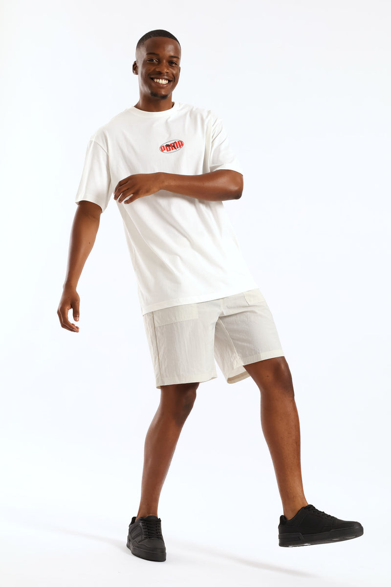 Essential Logo Lab Relaxed Execution Tee - White