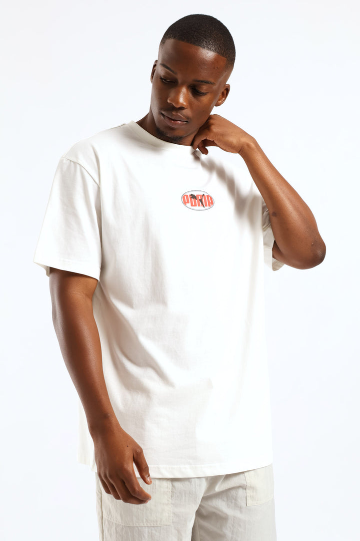 Essential Logo Lab Relaxed Execution Tee - White