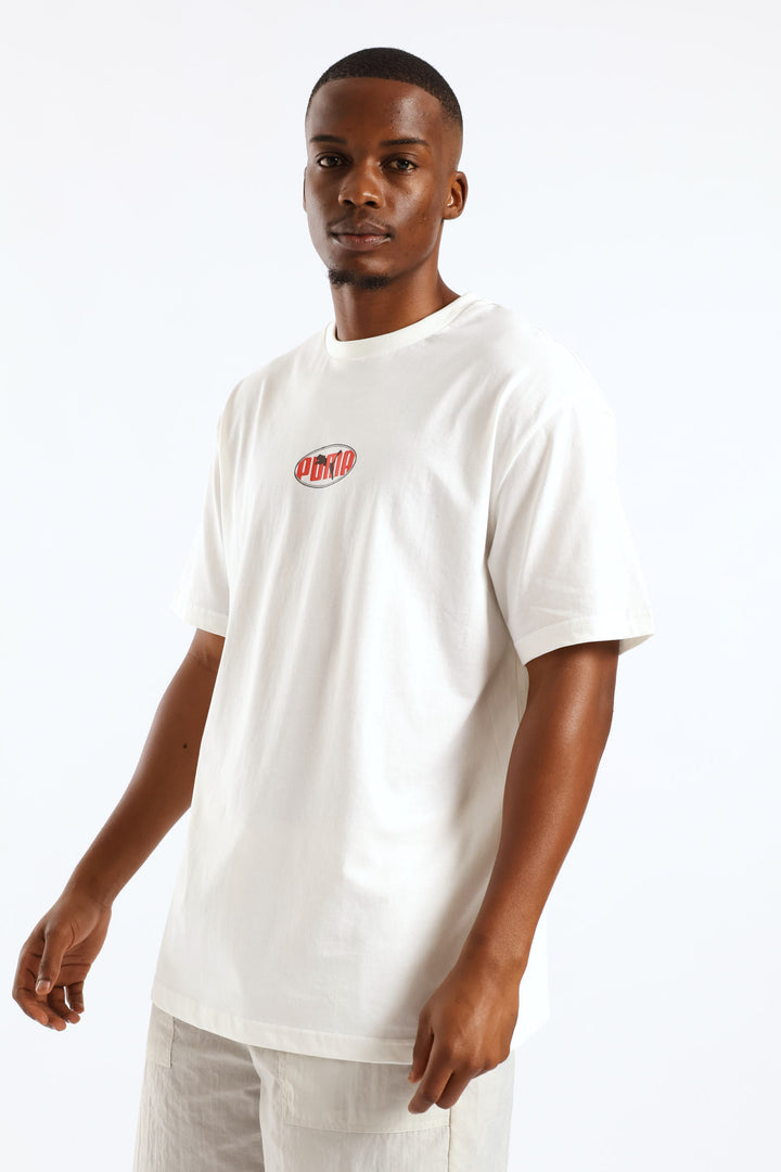 Essential Logo Lab Relaxed Execution Tee - White