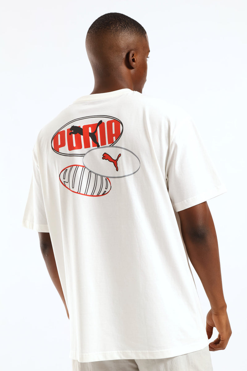 Essential Logo Lab Relaxed Execution Tee - White