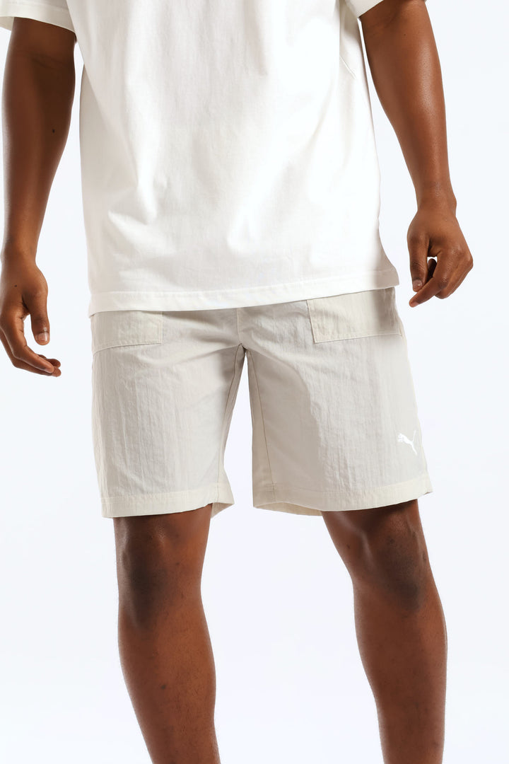 Nylon Shorts - Bone