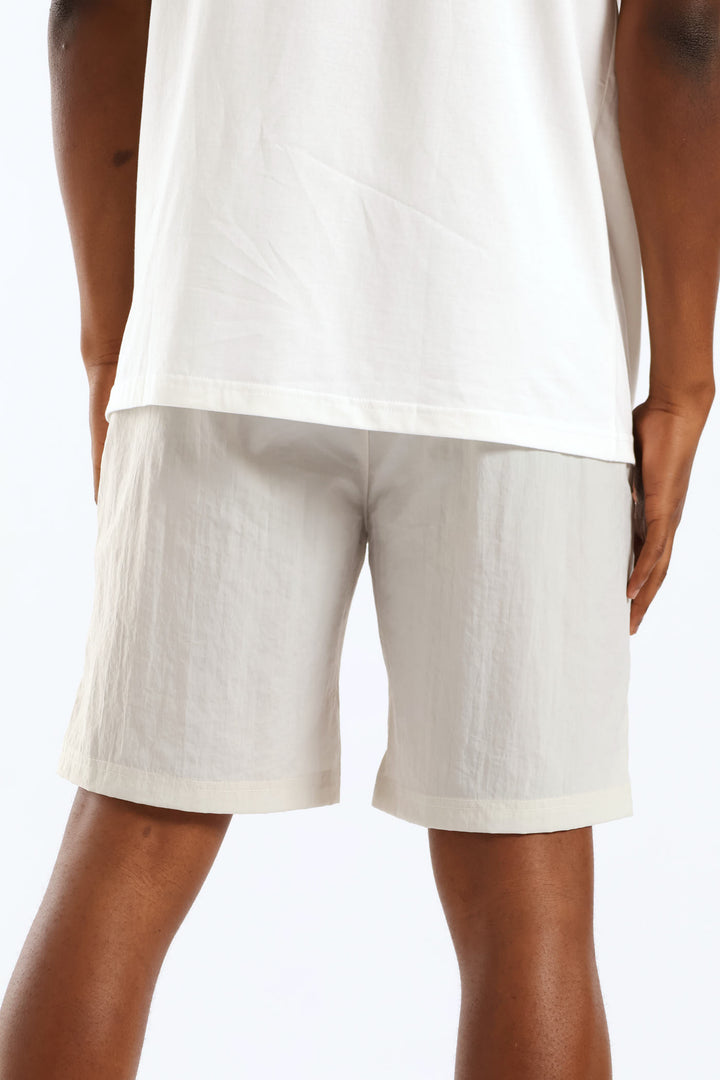 Nylon Shorts - Bone