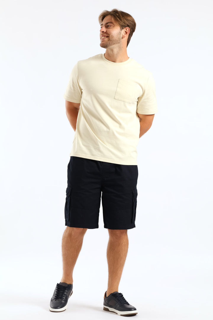 Heavy Weight Pocket Tee - Ecru