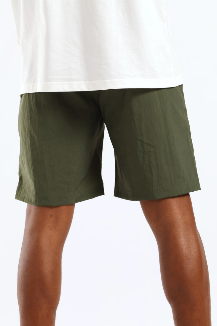 Nylon Shorts - Forest Green