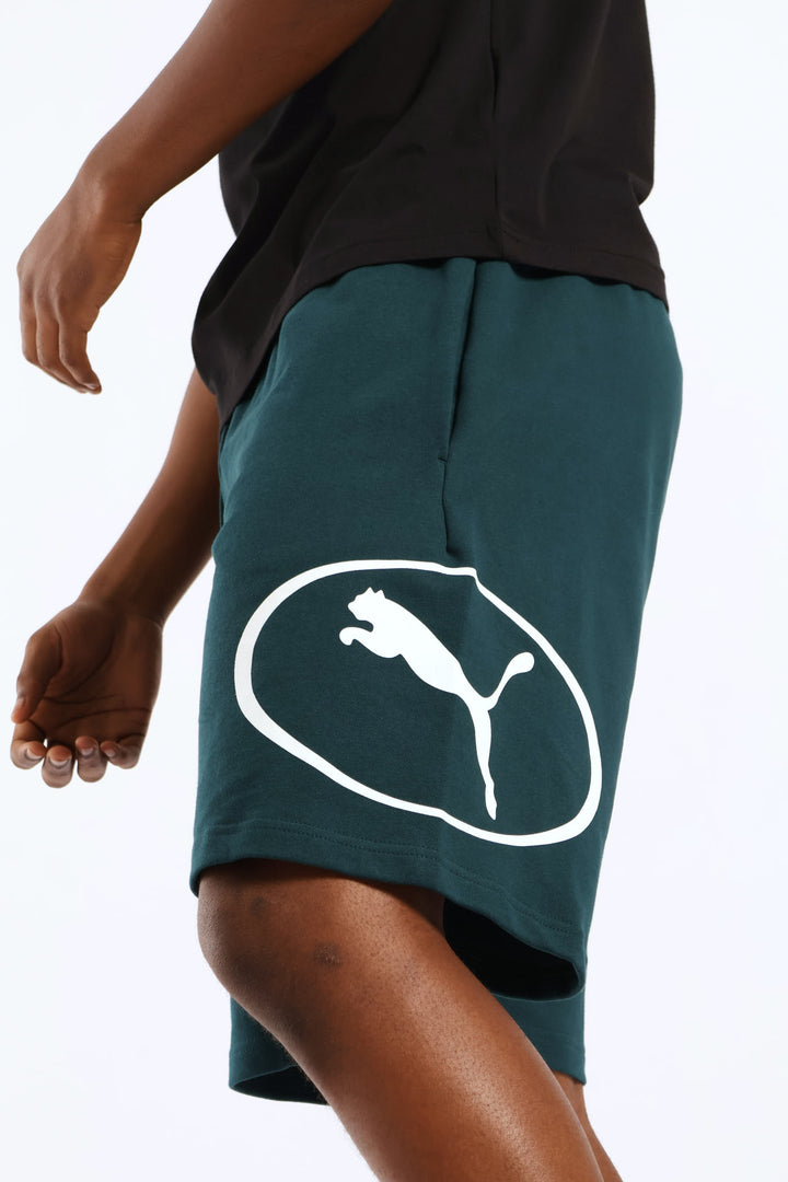 Sport Graphic Short - Forest Green