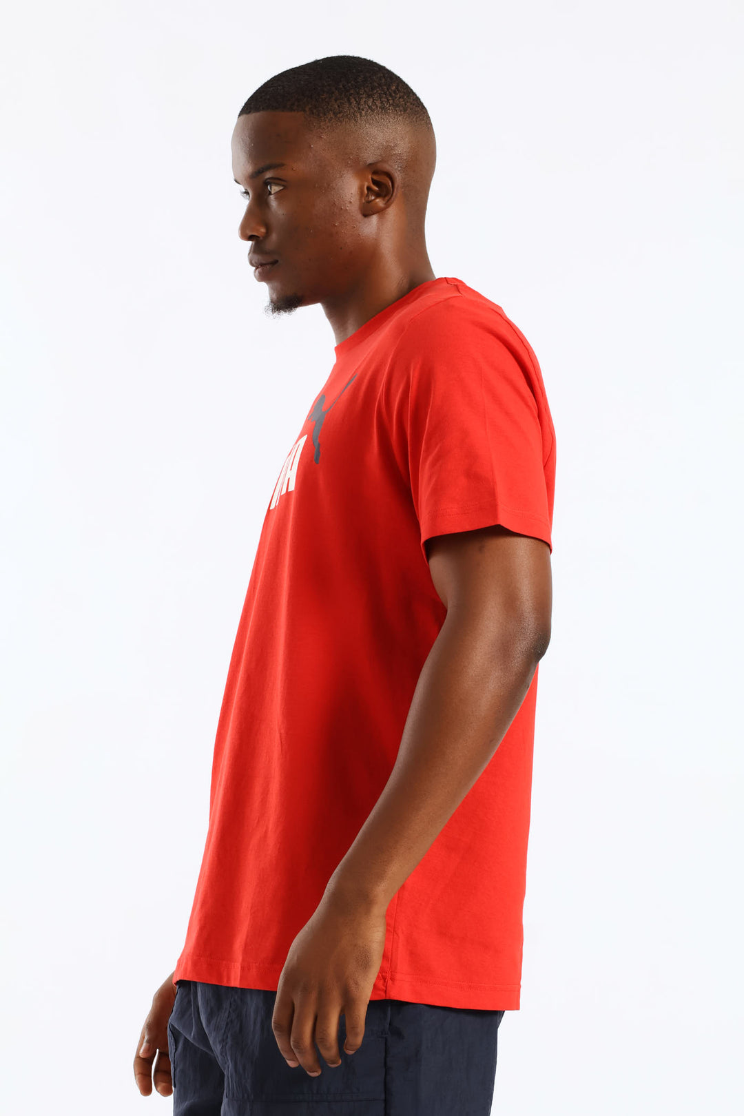 Essential Two Color No. 1 Logo Tee - Red