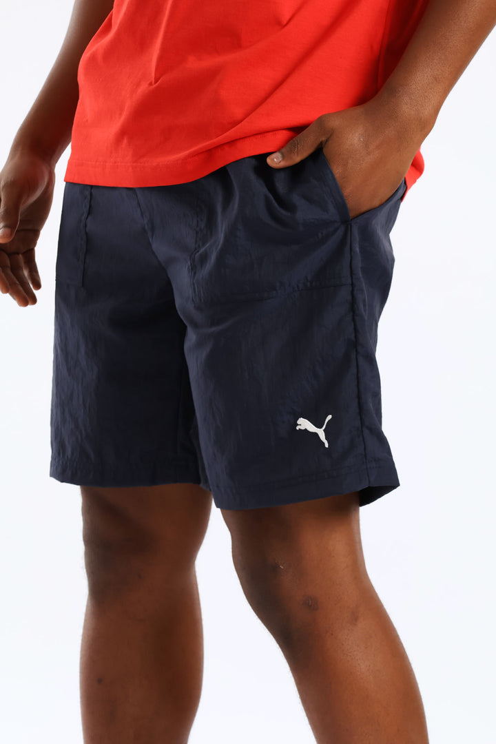 Nylon Shorts - Navy