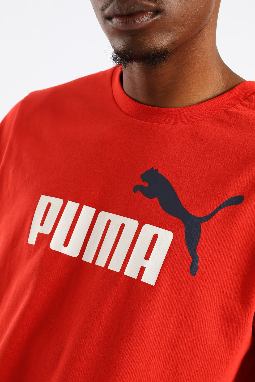 Essential Two Color No. 1 Logo Tee - Red