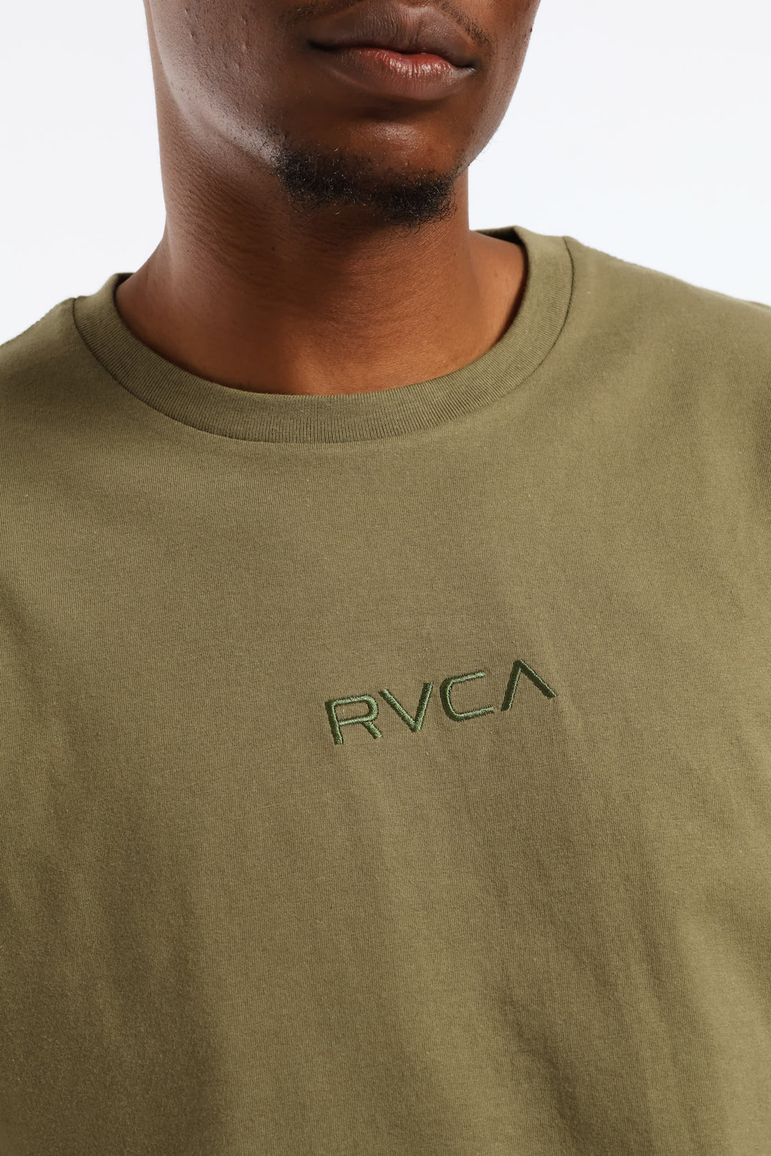 Short Sleeve Branded Tee - Olive