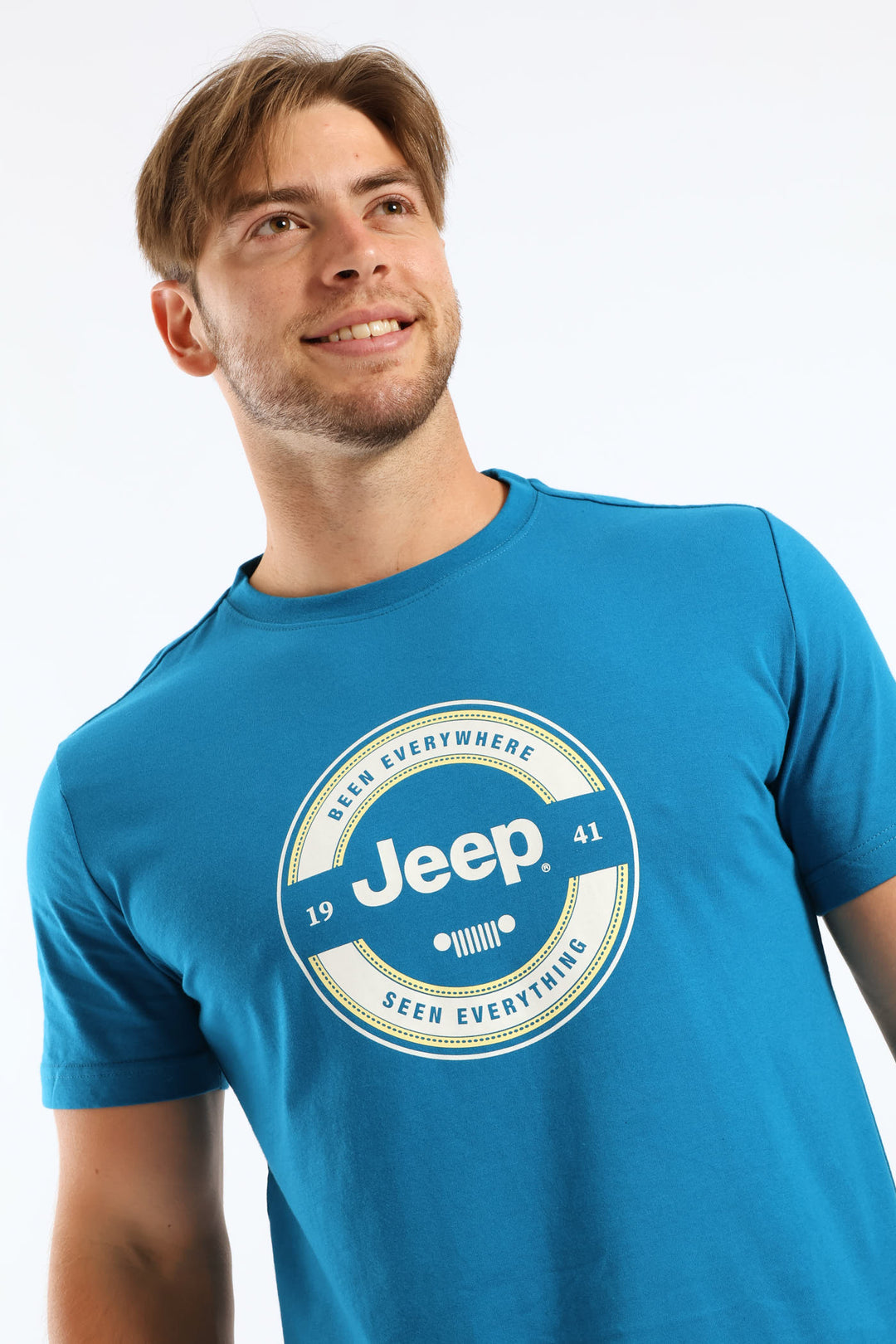 Fashion Logo-Circle Graphic Tee - Blue