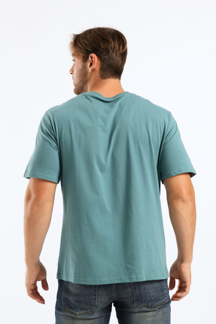 Plain Crew Tee - Duck Egg