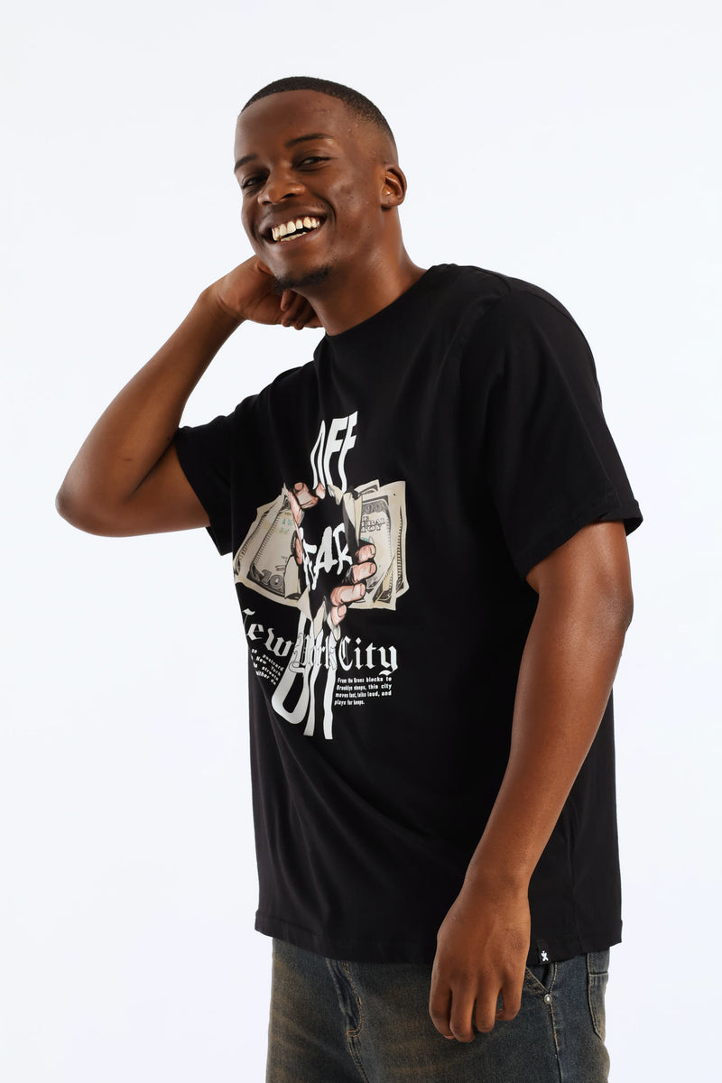 Printed Fear Tee - Black