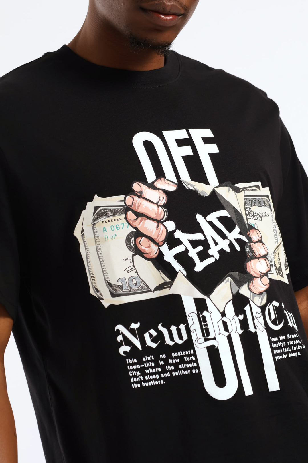 Printed Fear Tee - Black