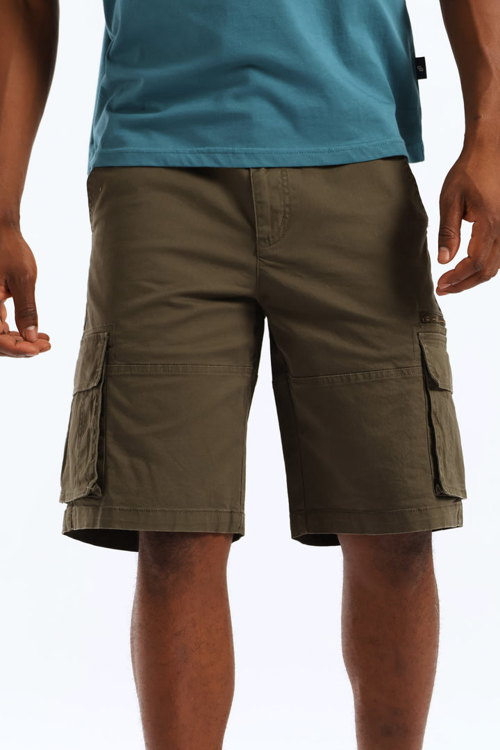 Zip Cargo Short - Fatigue