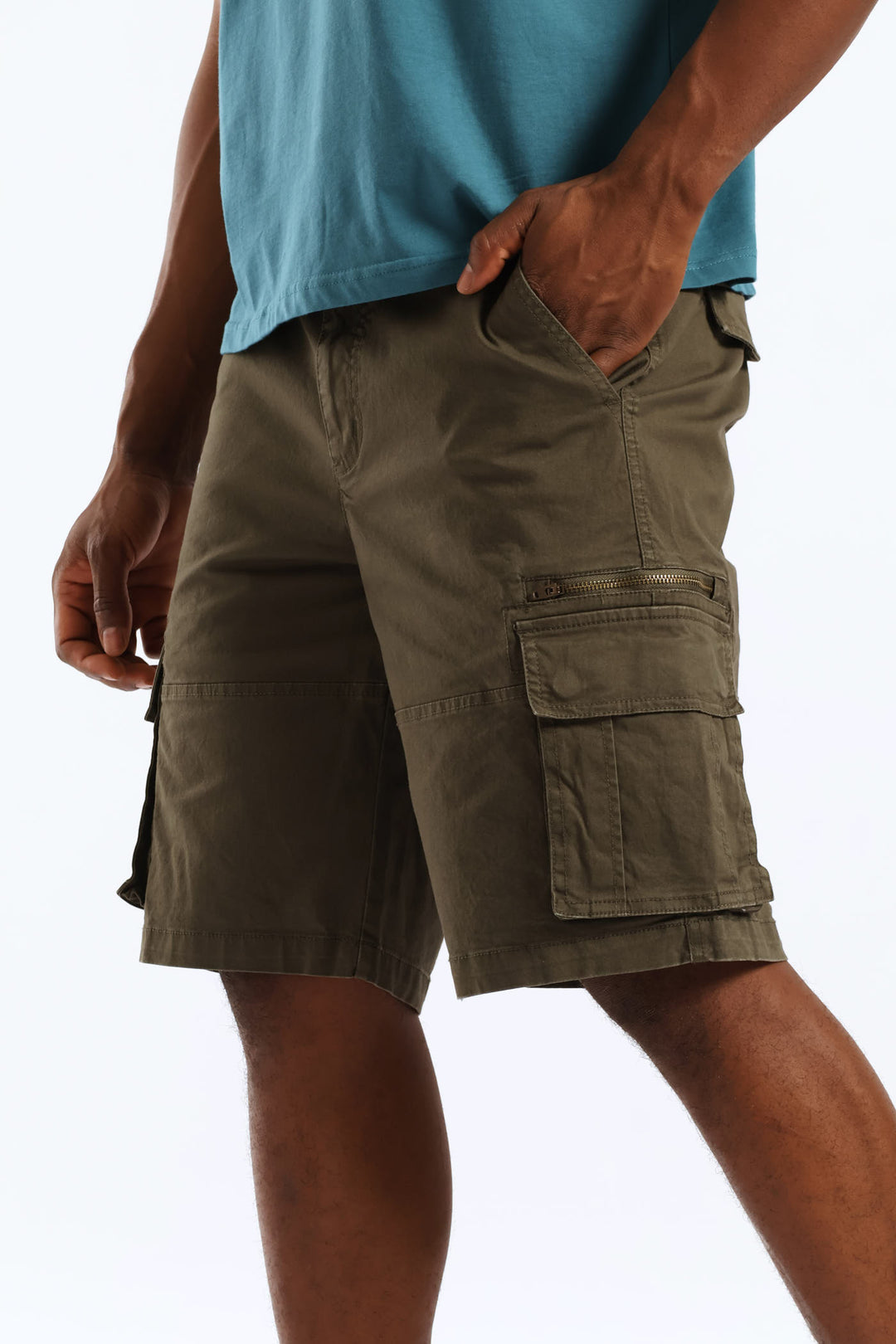 Zip Cargo Short - Fatigue