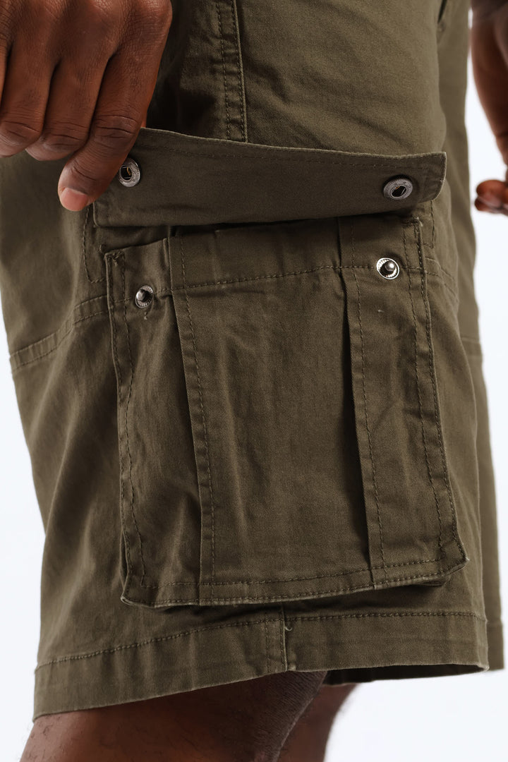Zip Cargo Short - Fatigue