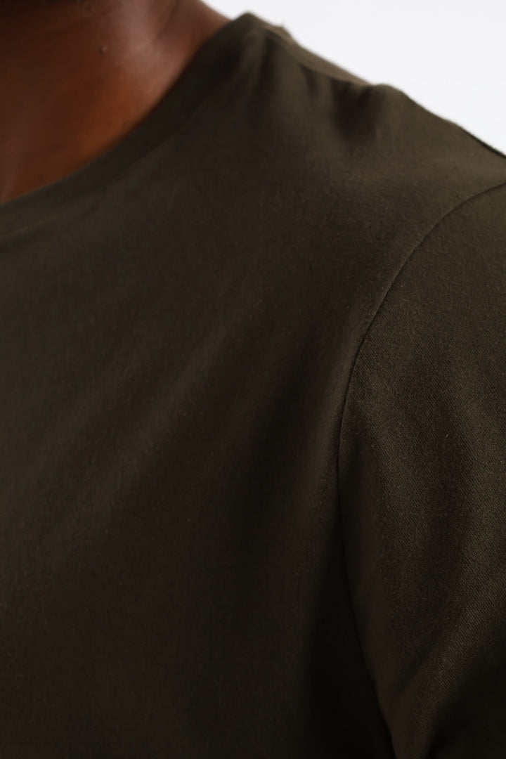 Plain Crew Tee - Fatigue