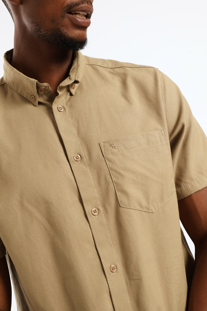Oxford Shirt - Taupe