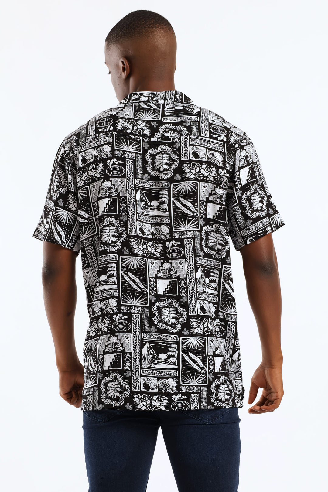 Resort Viscose Shirts - Black/White