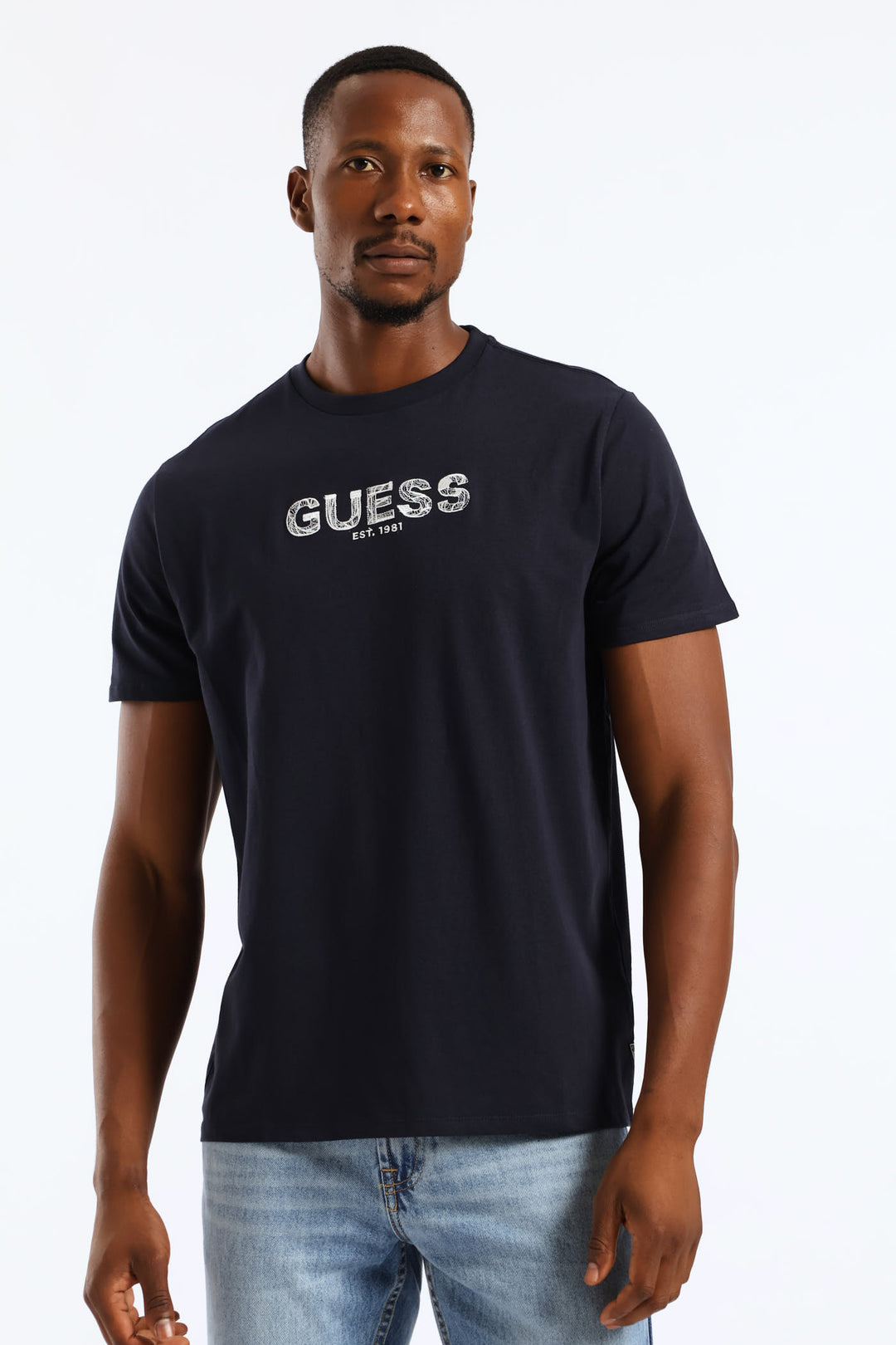 Embroidery Logo Tee - Navy