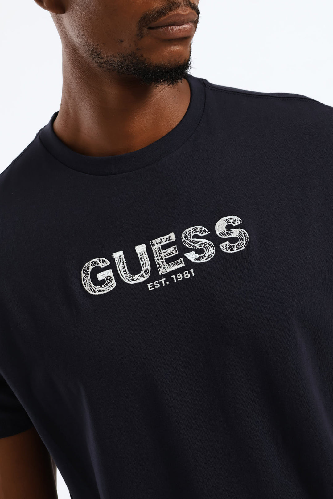 Embroidery Logo Tee - Navy