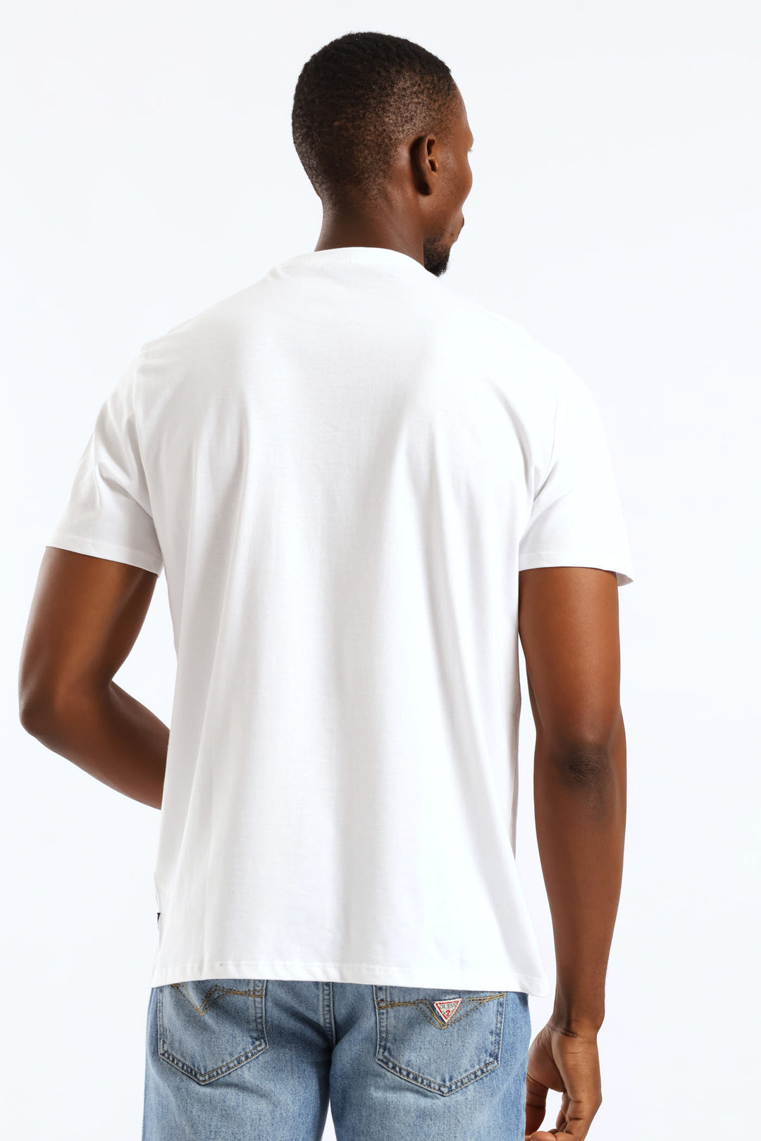 Embroidery Logo Tee - White