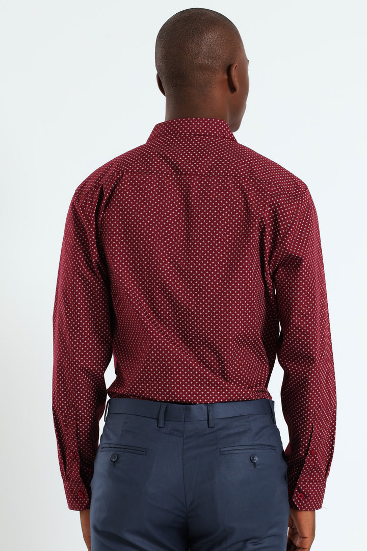 Star Shirt - Burgundy