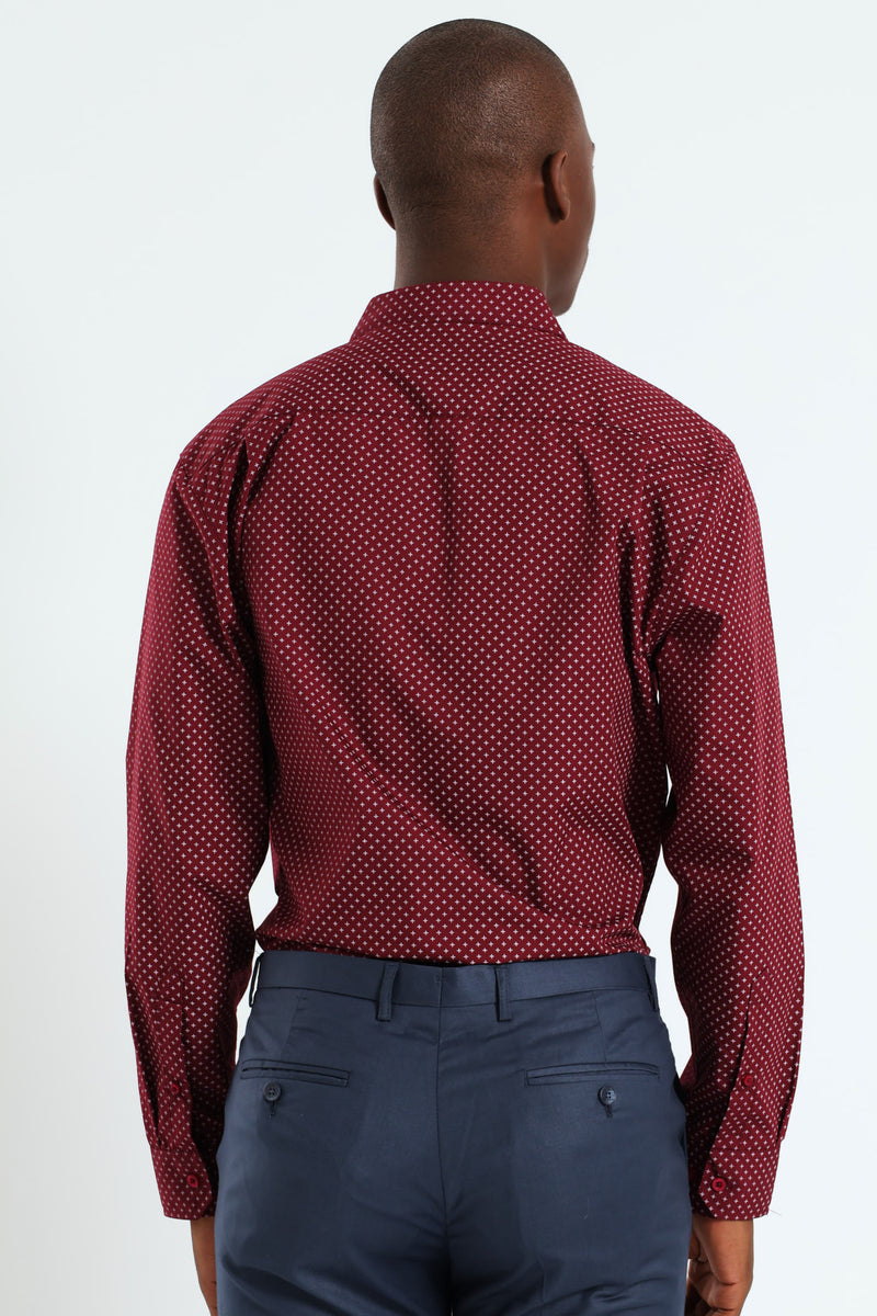 Star Shirt - Burgundy