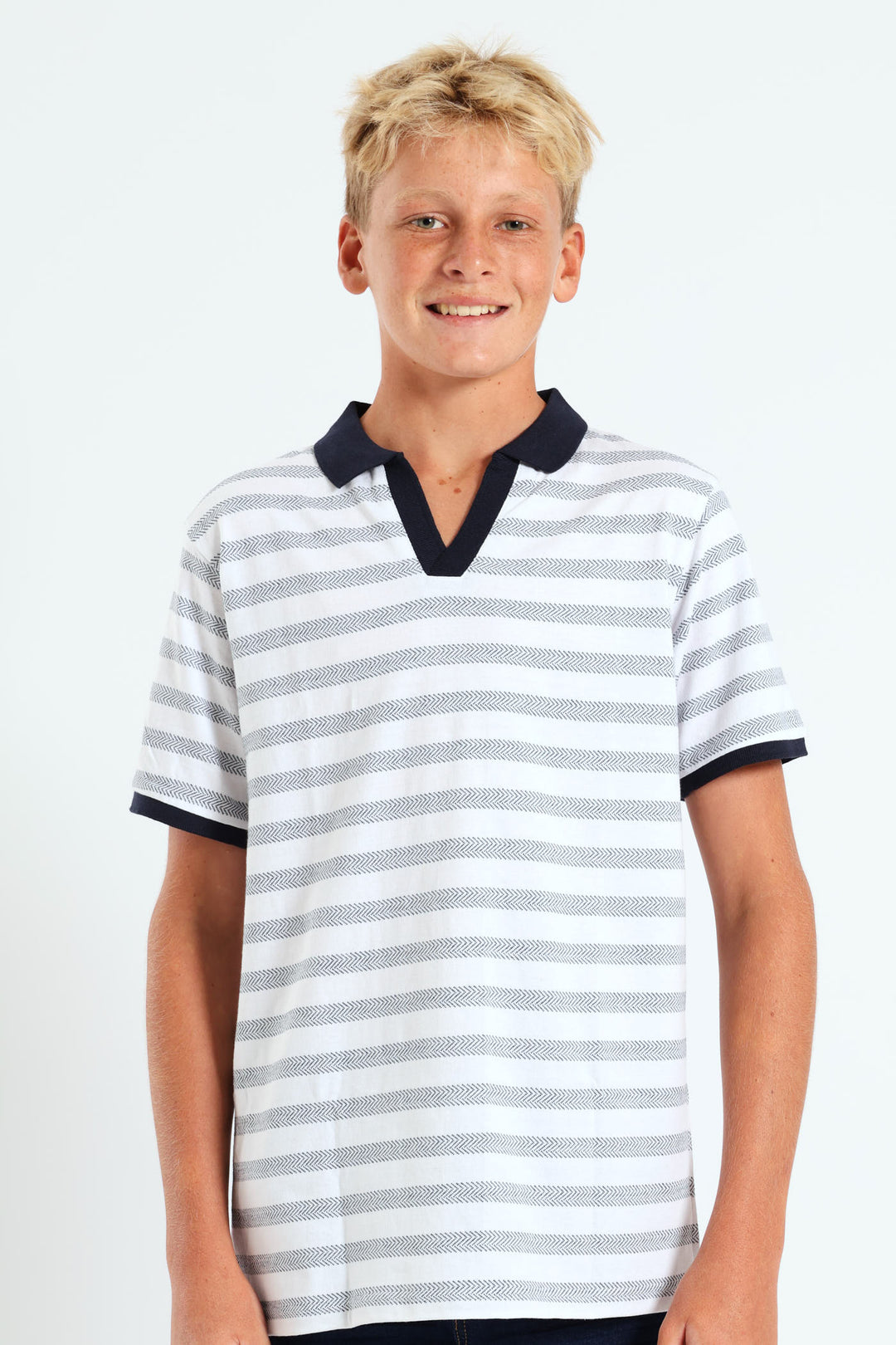 Boys Johnny Golfer - White/Navy