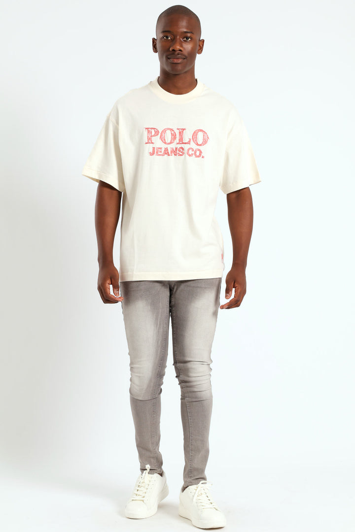 Zoli Pjc Logo Tee - Off White